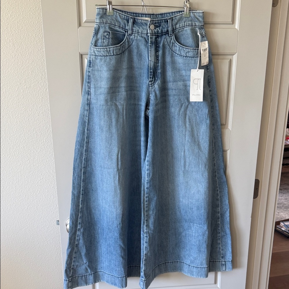 Pilcro Light Blue Flare Jeans